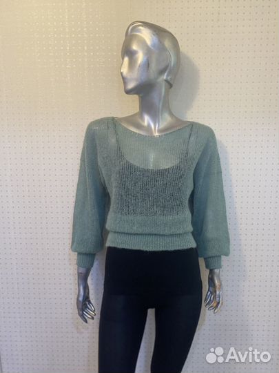 Джемпер паутинка из итальянского кидмохера