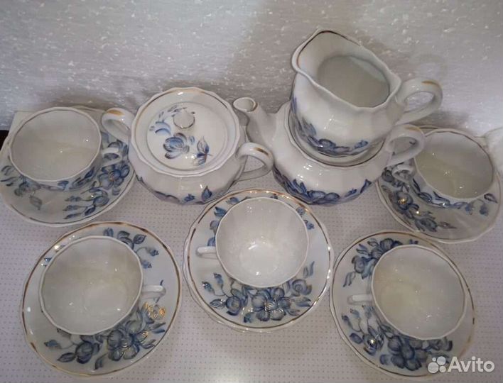 Сервиз чайный СССР Вербилки на Экспорт