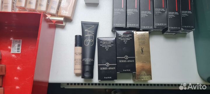 Тональные крема dior,chanel,shiseido,armani