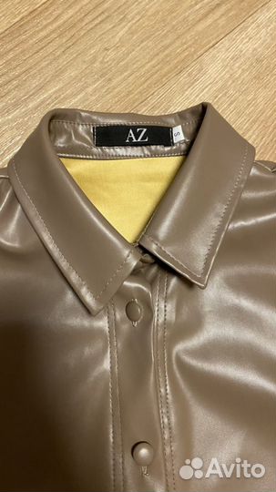 Кожаная рубашка