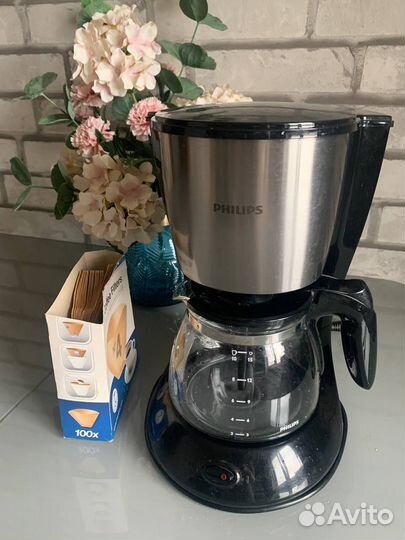 Кофеварка капельного типа Philips HD7457