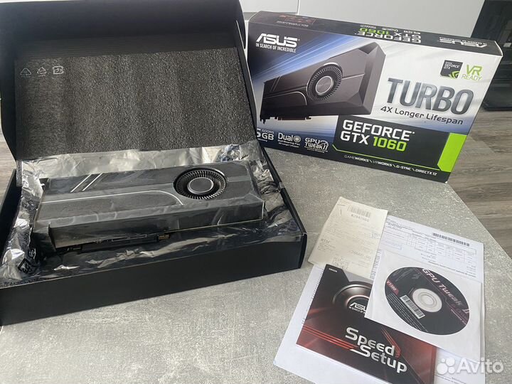 Asus GeForce GTX 1060 6gb turbo