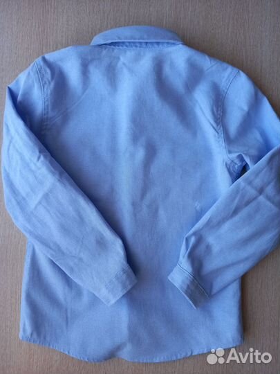 Рубашка голубая