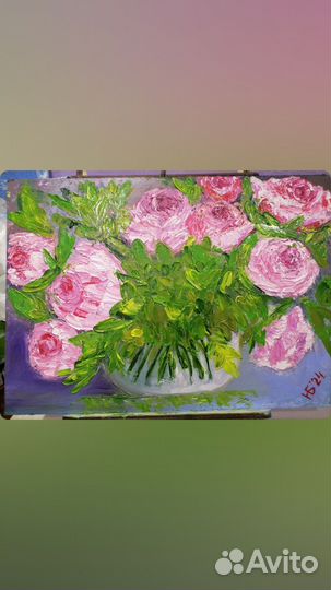 Интерьерная картина маслом на холсте