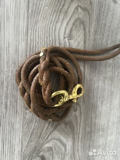 Поводок для собак кожаный