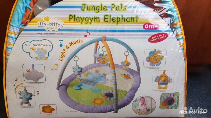 Детский развивающий игровой коврик