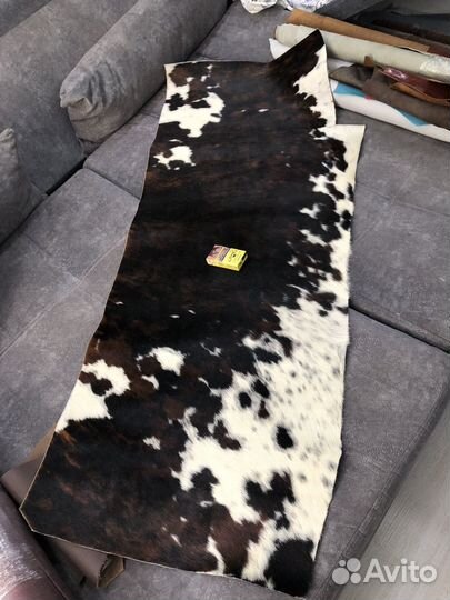 Натуральная кожа коровы с ворсом