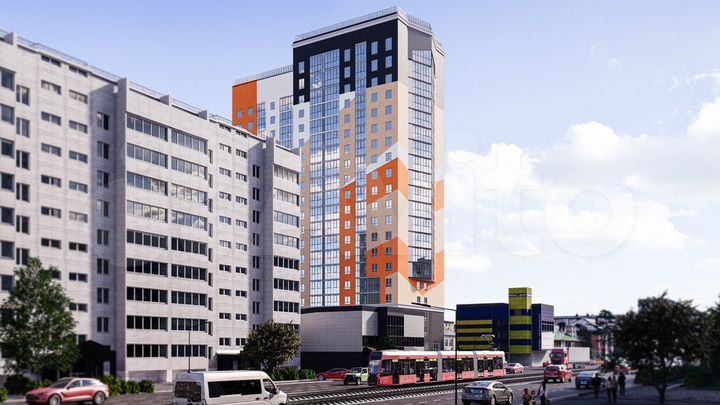 3-к. квартира, 69,8 м², 3/20 эт.