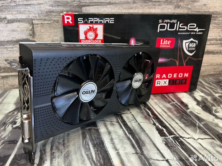 Видеокарты Sapphire Pulse RX580 8gb/RX570 8gb/RX48