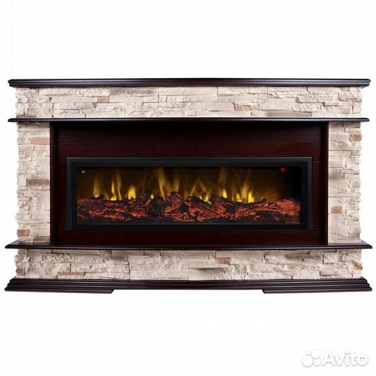 Электрокамин Frankfurt 42/BV AO с очагом Beverly