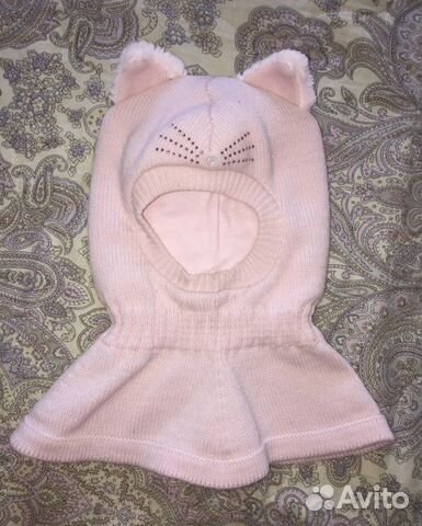 Шапка-шлем на девочку