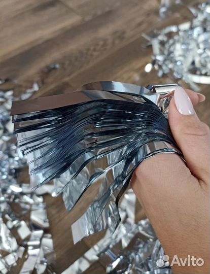 Бумажная дискотека, фольга, серебряное шоу аренда