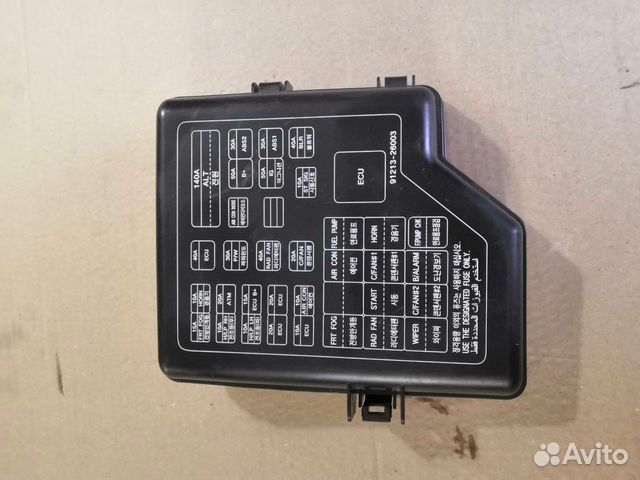 Крышка блока предохранителей Сантафе SantaFe