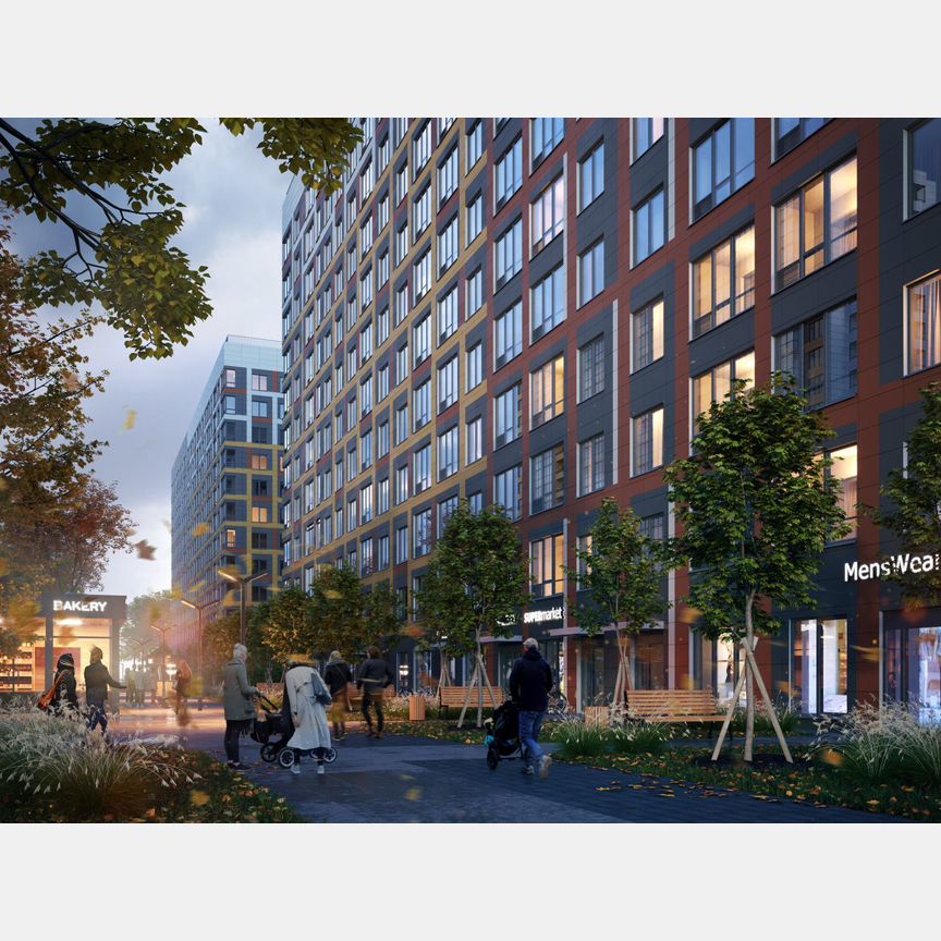1-к. квартира, 39,2 м², 10/12 эт.