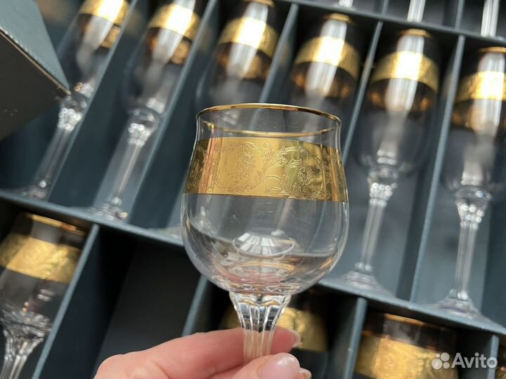 Новый набор фужеров Bohemia 18 шт