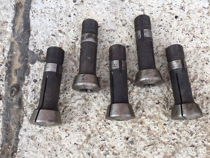 Цанги с резьбой люнетные 5с, riken СССР