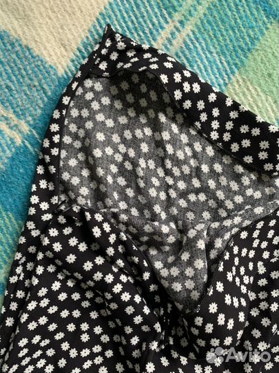 Юбка в цветок из вискозы