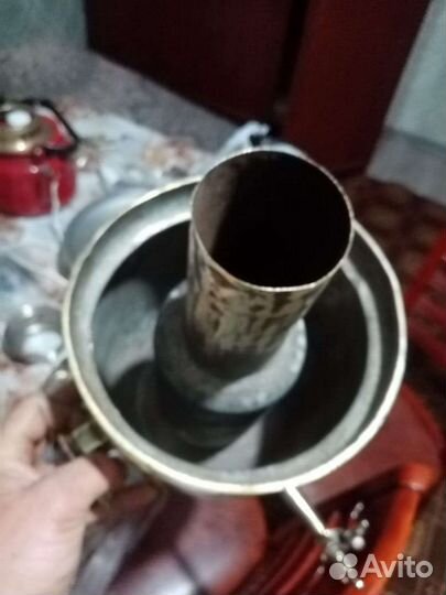 Самовар на дровах старинный