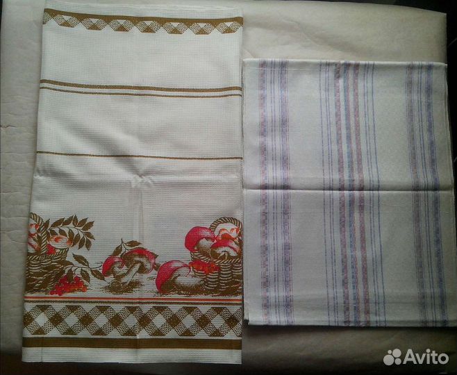 Полотенца льняные, ткань полотенечная