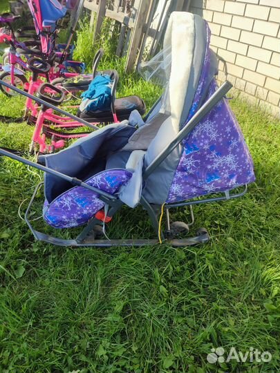 Санки коляска ника