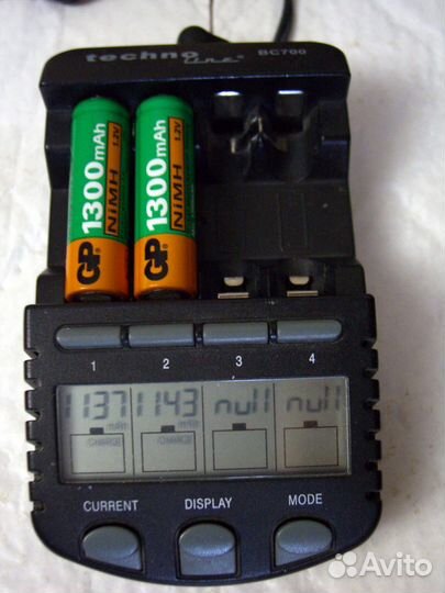 Комплект пальчиковых аккумуляторов (2 шт)