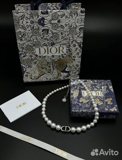 Колье чокер dior