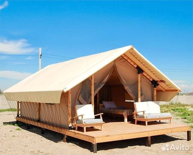 Сафари-палатка для глэмпинга 4x4 м