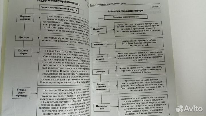 История государства и права в схемах краткий курс