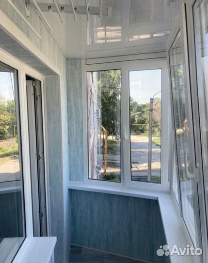 Остекление балконов и лоджий с отделкой (арт. в 33