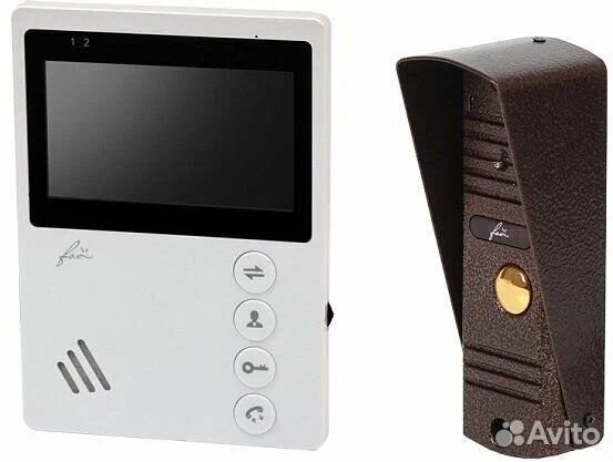 Комплект домофона для дома Оникс с замком (сталь)