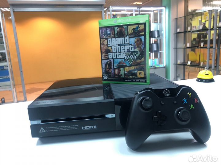 Игровая приставка Microsoft Xbox One 500гб + GTA 5