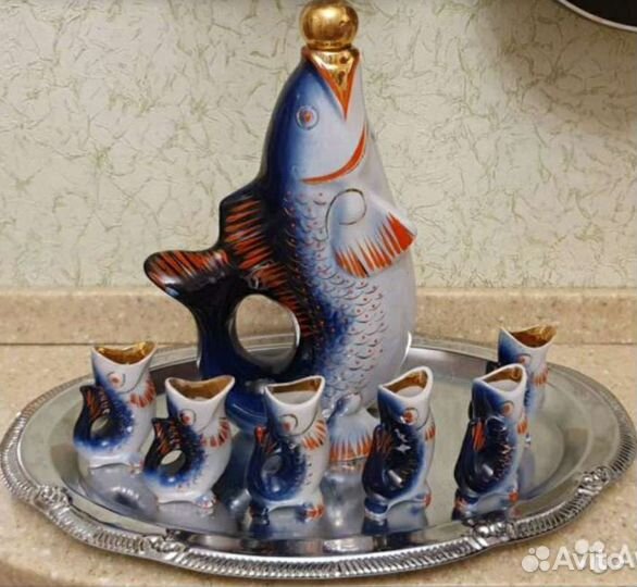 Сервиз Семейство Карпа(1970гг Полонский завод)