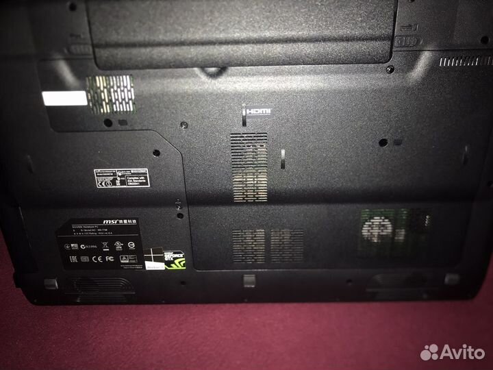 Игровой ноутбук msi GE70 2QD apache