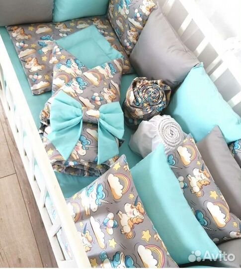 Бортики в кроватку