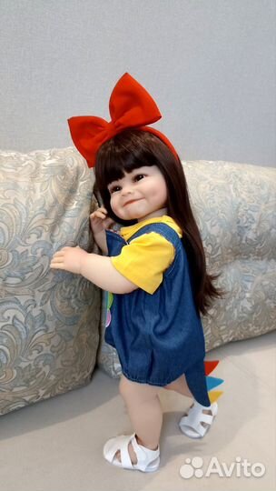 Кукла Реборн полностью силиконовая девочка