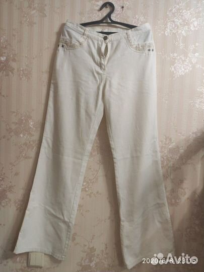 Брюки белые