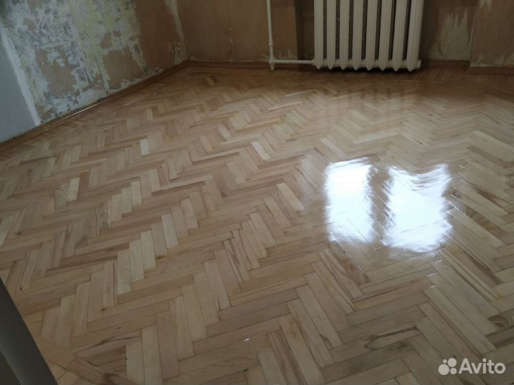 Шлифовка циклёвка паркета