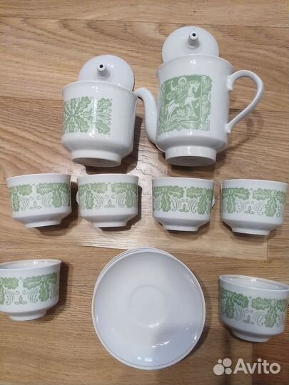 Сервиз чайный 6 персон. Георгий победоносец