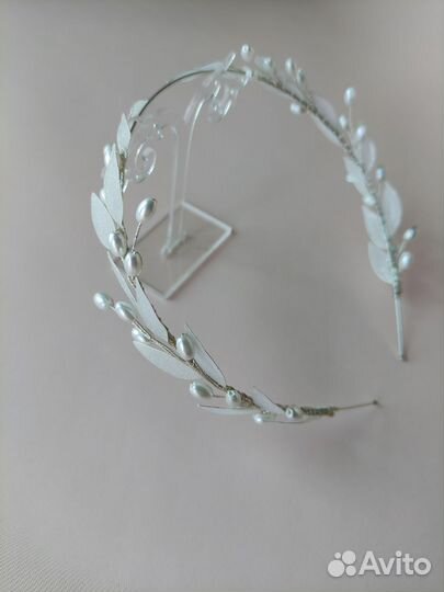 Свадебная диадема ободок