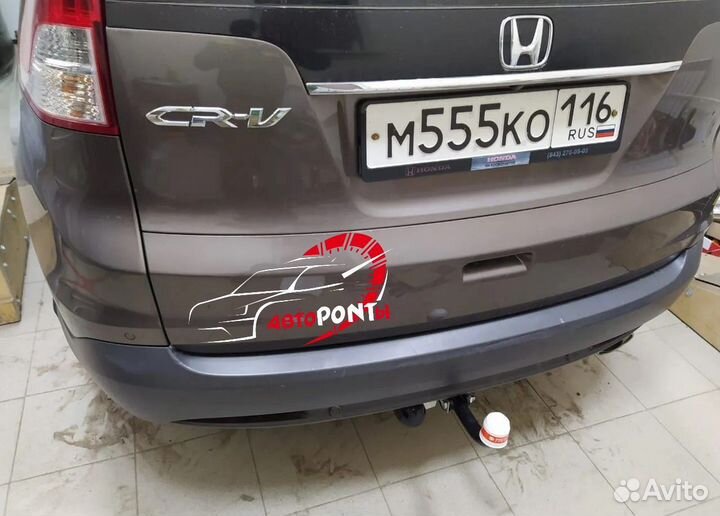 Фаркоп Honda CRV 2012-2017, установка