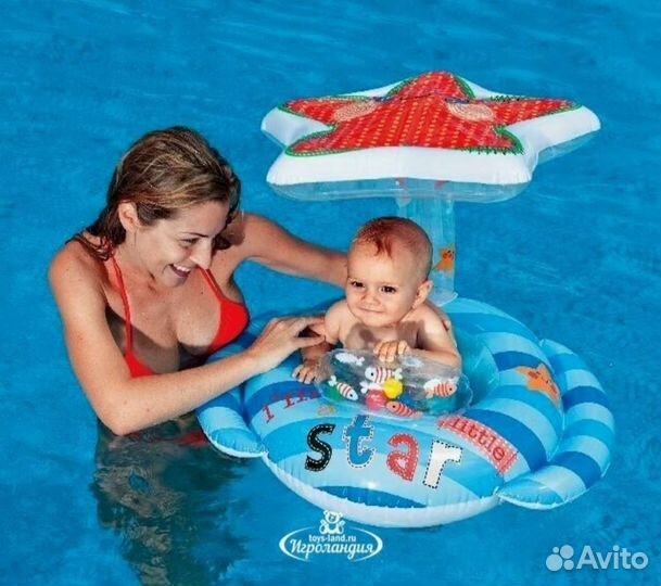 Круг для плавания с крышей 