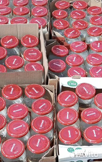 Банки стеклянные 1 литр с крышкой