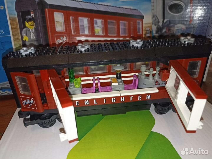 Коллекция конструкторов Enlighten поезда (лего)
