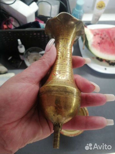 Подсвечник пепельница Индия