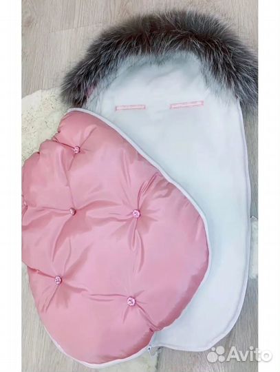 Конверт на выписку зимний для девочки