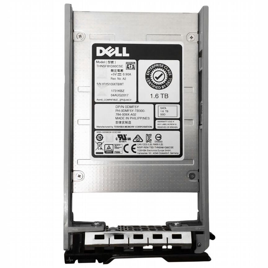 [DMF5Y] Жесткий Диск Dell 1.6tb Sata3 2,5" Ssd Dmf5y