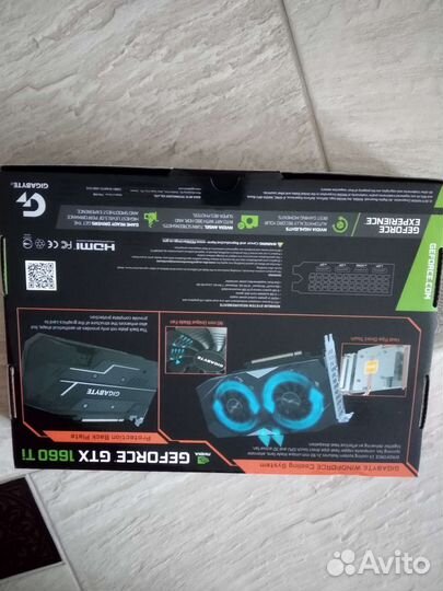 Видеокарта geforce gtx 1660 Ti OC 6gb