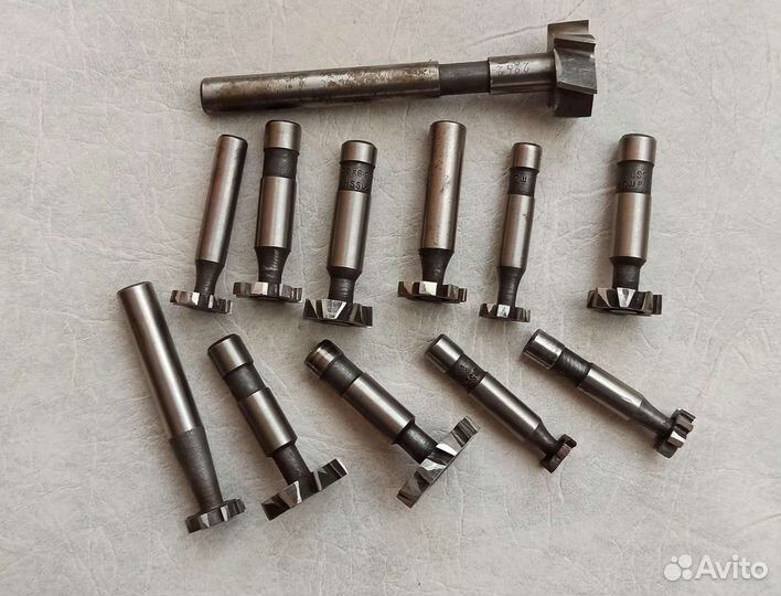 Фрезы для т-образных пазов по металлу