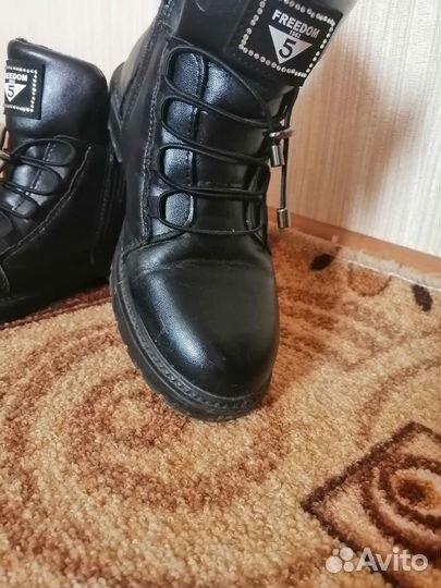 Весенние Ботинки для девочки 37 размер