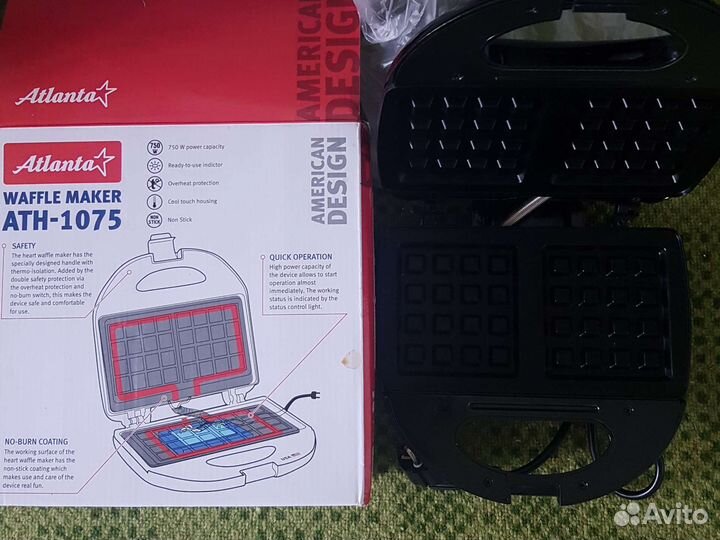 Вафельница новая